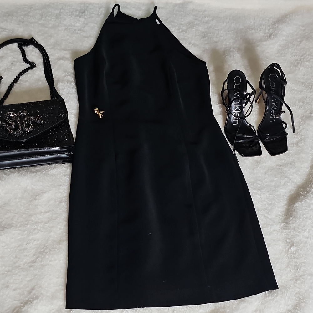 Ice Cube By Michael Paris New York Elegant Black Dress